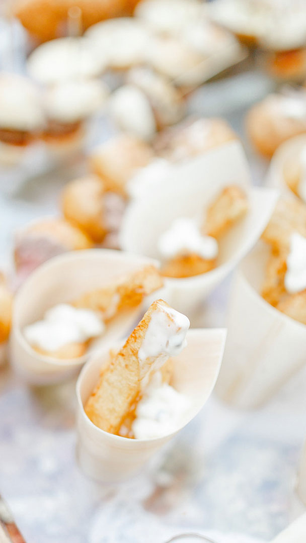 Enjoy wedding canapes of the highest standard in this remarkable Essex wedding venue