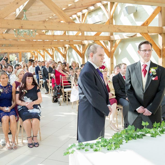 Guy and Marks wedding day Gaynes Park