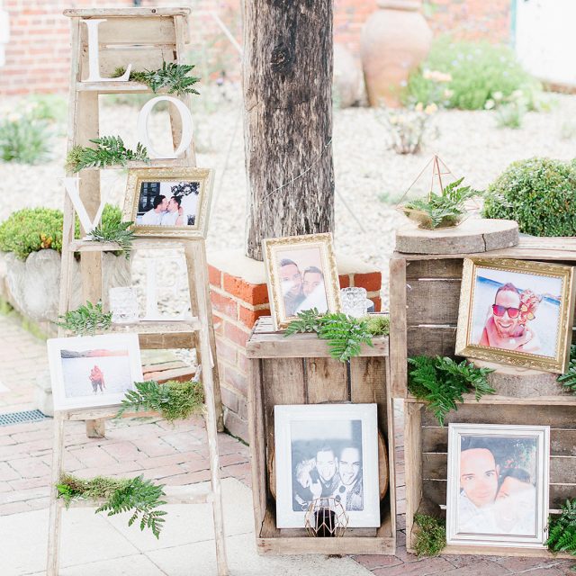 We love rustic weddings here at Gaynes Park and we also love all the wedding decorations that our couples include